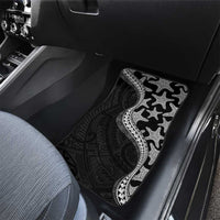 Monotone Polynesian Starfish Unique Pattern Car Mats