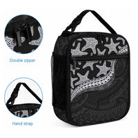 Monotone Polynesian Starfish Unique Pattern Lunch Bag LT01 - Polynesian Pride