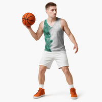 Hawaii Tropical Leaves Basketball Jersey Polynesian Pattern