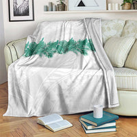 Hawaii Tropical Leaves Blanket Polynesian Pattern