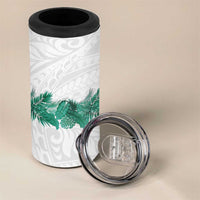 Hawaii Tropical Leaves 4 in 1 Can Cooler Tumbler Polynesian Pattern LT01 - Polynesian Pride