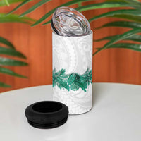 Hawaii Tropical Leaves 4 in 1 Can Cooler Tumbler Polynesian Pattern LT01 - Polynesian Pride