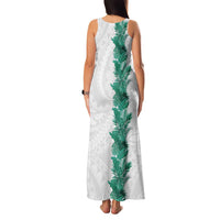 Hawaii Tropical Leaves Family Matching Tank Maxi Dress and Hawaiian Shirt Polynesian Pattern