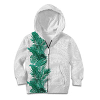 Hawaii Tropical Leaves Kid Hoodie Polynesian Pattern