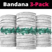 Hawaii Tropical Leaves Neck Gaiter Polynesian Pattern