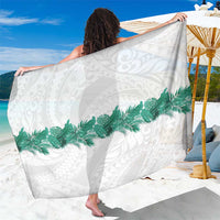 Hawaii Tropical Leaves Sarong Polynesian Pattern