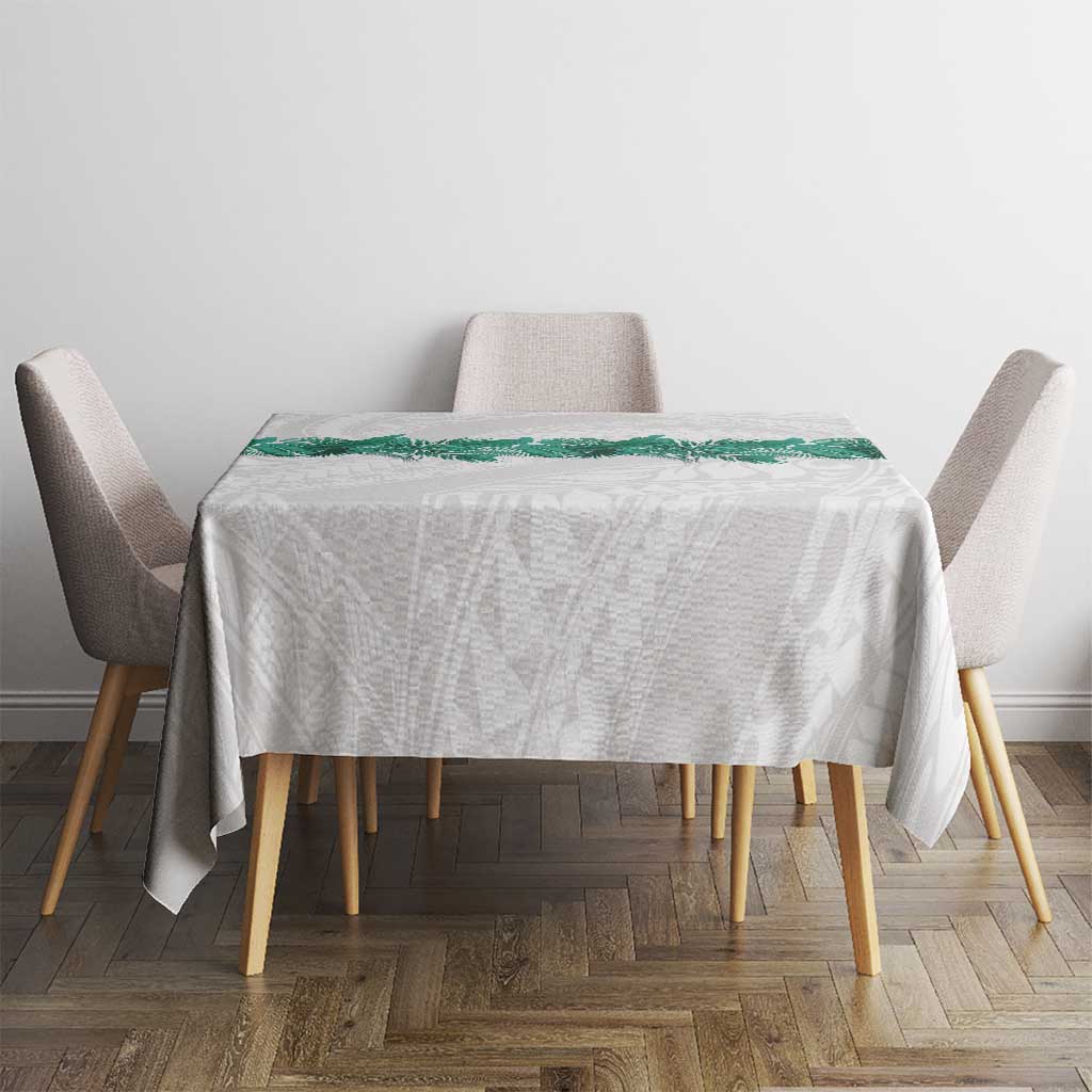 Hawaii Tropical Leaves Tablecloth Polynesian Pattern