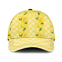 Hawaii Lemon Palaka Classic Cap Striped Stylized