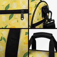 Hawaii Lemon Palaka Duffle Bag Striped Stylized LT01 - Polynesian Pride