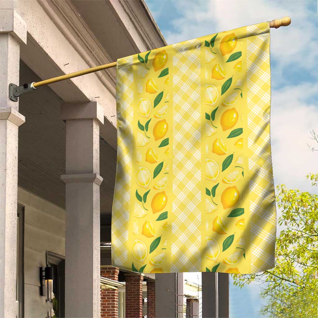 Hawaii Lemon Palaka Garden Flag Striped Stylized