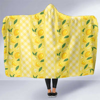 Hawaii Lemon Palaka Hooded Blanket Striped Stylized
