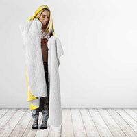 Hawaii Lemon Palaka Hooded Blanket Striped Stylized