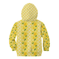 Hawaii Lemon Palaka Kid Hoodie Striped Stylized