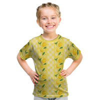 Hawaii Lemon Palaka Kid T Shirt Striped Stylized