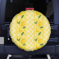 Hawaii Lemon Palaka Spare Tire Cover Striped Stylized