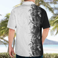 Hawaii Tropical Plant Monochrome Hawaiian Shirt Vibrant Polynesian Pattern LT01 - Polynesian Pride