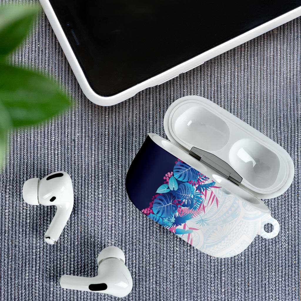 Hawaii Tropical Plant UliUli AirPods Case Vibrant Polynesian Pattern