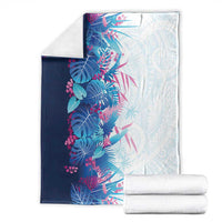 Hawaii Tropical Plant UliUli Blanket Vibrant Polynesian Pattern