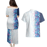 Hawaii Tropical Plant UliUli Couples Matching Puletasi and Hawaiian Shirt Vibrant Polynesian Pattern LT01 - Polynesian Pride