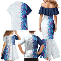 Hawaii Tropical Plant UliUli Family Matching Mermaid Dress and Hawaiian Shirt Vibrant Polynesian Pattern LT01 - Polynesian Pride