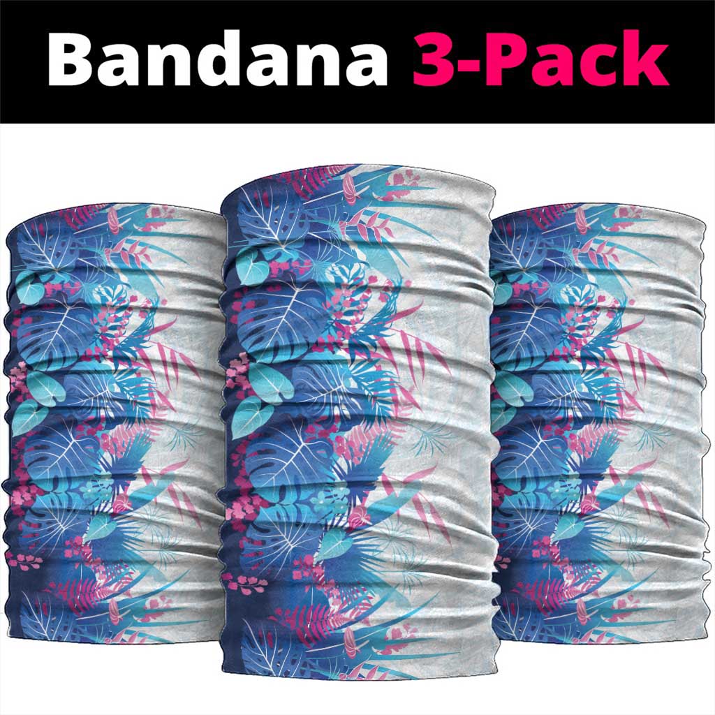 Hawaii Tropical Plant UliUli Neck Gaiter Vibrant Polynesian Pattern