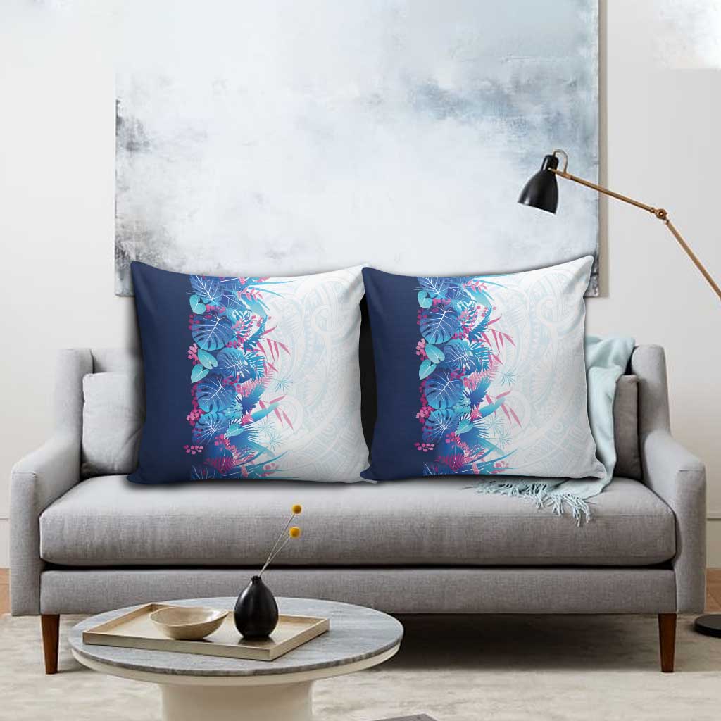 Hawaii Tropical Plant UliUli Pillow Cover Vibrant Polynesian Pattern