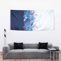 Hawaii Tropical Plant UliUli Tapestry Vibrant Polynesian Pattern