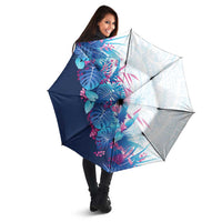 Hawaii Tropical Plant UliUli Umbrella Vibrant Polynesian Pattern