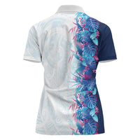 Hawaii Tropical Plant UliUli Women Polo Shirt Vibrant Polynesian Pattern LT01 - Polynesian Pride