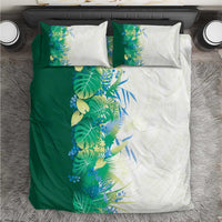 Hawaii Tropical Plant Omaomao Bedding Set Vibrant Polynesian Pattern