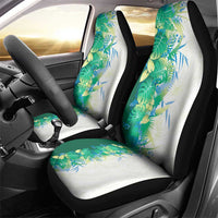 Hawaii Tropical Plant Omaomao Car Seat Cover Vibrant Polynesian Pattern