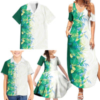 Hawaii Tropical Plant Omaomao Family Matching Summer Maxi Dress and Hawaiian Shirt Vibrant Polynesian Pattern LT01 - Polynesian Pride