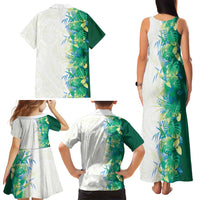 Hawaii Tropical Plant Omaomao Family Matching Tank Maxi Dress and Hawaiian Shirt Vibrant Polynesian Pattern LT01 - Polynesian Pride