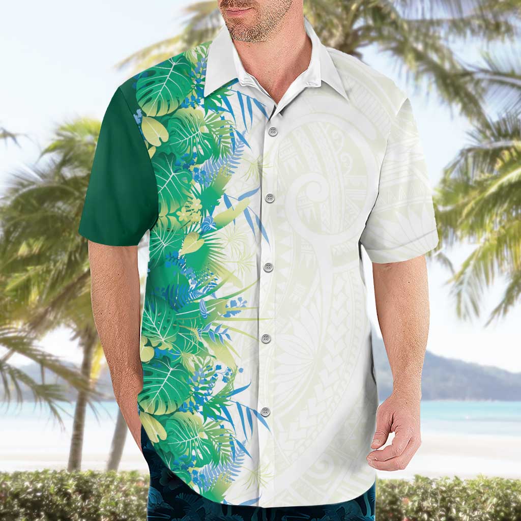 Hawaii Tropical Plant Omaomao Hawaiian Shirt Vibrant Polynesian Pattern