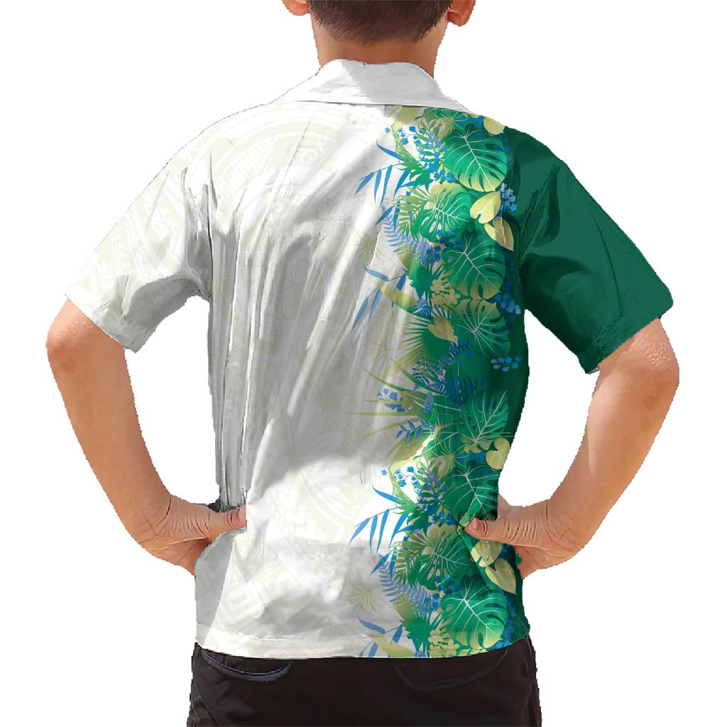 Hawaii Tropical Plant Omaomao Kid Hawaiian Shirt Vibrant Polynesian Pattern LT01 - Polynesian Pride