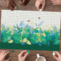 Hawaii Tropical Plant Omaomao Puzzle Vibrant Polynesian Pattern