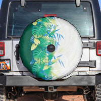 Hawaii Tropical Plant Omaomao Spare Tire Cover Vibrant Polynesian Pattern LT01 Green - Polynesian Pride
