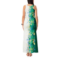Hawaii Tropical Plant Omaomao Tank Maxi Dress Vibrant Polynesian Pattern LT01 - Polynesian Pride