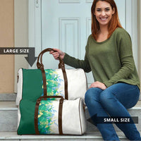 Hawaii Tropical Plant Omaomao Travel Bag Vibrant Polynesian Pattern