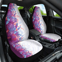 Hawaii Tropical Plant Poni Car Seat Cover Vibrant Polynesian Pattern LT01 One Size Purple - Polynesian Pride