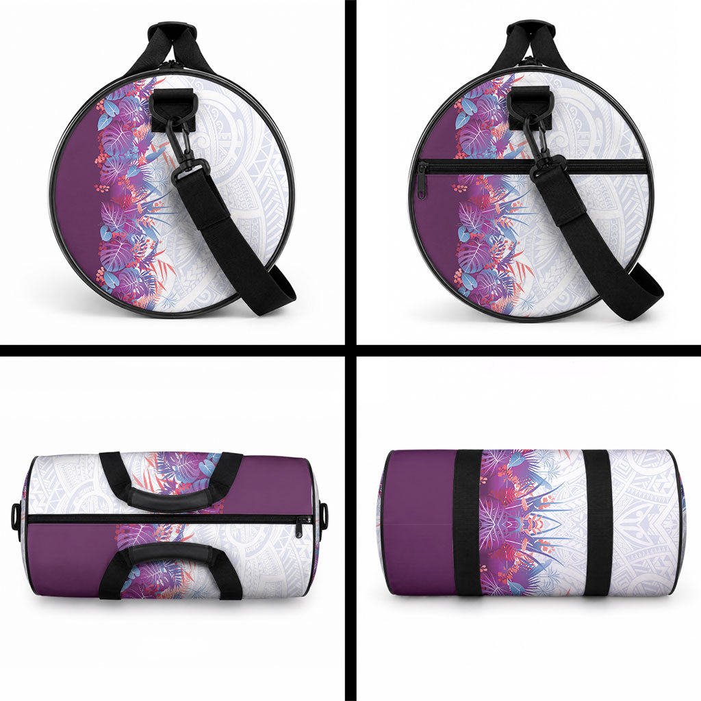 Hawaii Tropical Plant Poni Duffle Bag Vibrant Polynesian Pattern LT01 - Polynesian Pride