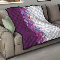 Hawaii Tropical Plant Poni Quilt Vibrant Polynesian Pattern