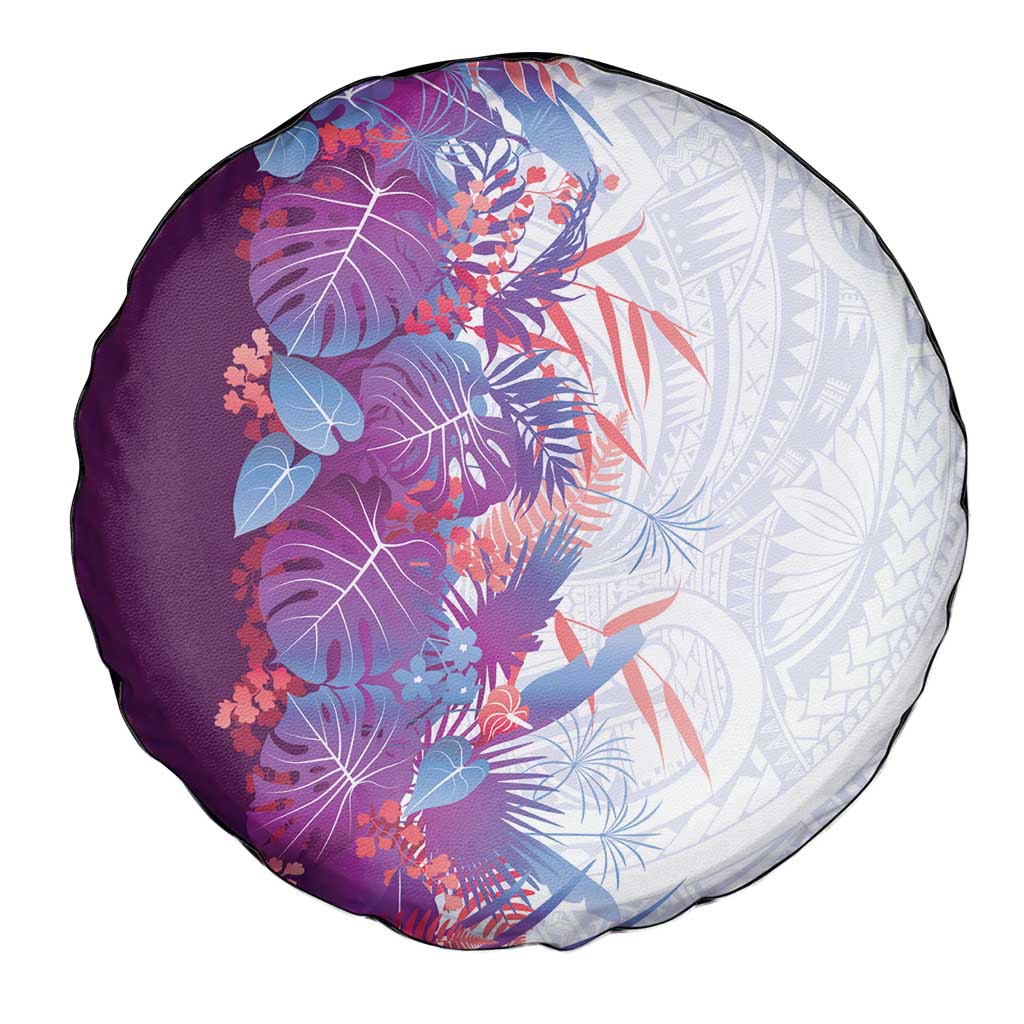 Hawaii Tropical Plant Poni Spare Tire Cover Vibrant Polynesian Pattern LT01 - Polynesian Pride
