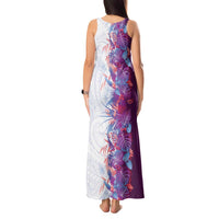 Hawaii Tropical Plant Poni Tank Maxi Dress Vibrant Polynesian Pattern LT01 - Polynesian Pride