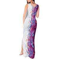 Hawaii Tropical Plant Poni Tank Maxi Dress Vibrant Polynesian Pattern LT01 - Polynesian Pride