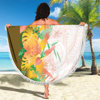 Hawaii Tropical Plant Lenalena Beach Blanket Vibrant Polynesian Pattern