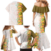 Hawaii Tropical Plant Lenalena Family Matching Mermaid Dress and Hawaiian Shirt Vibrant Polynesian Pattern LT01 - Polynesian Pride