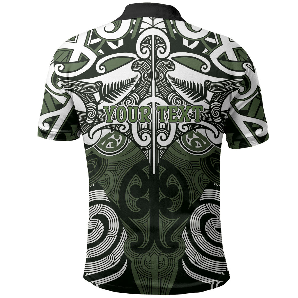 Personalised Maori Ngati Awa Polo Shirt Silver Fern Kowhaiwhai Art LT01 - Polynesian Pride