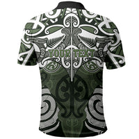 Personalised Maori Ngati Awa Polo Shirt Silver Fern Kowhaiwhai Art LT01 - Polynesian Pride