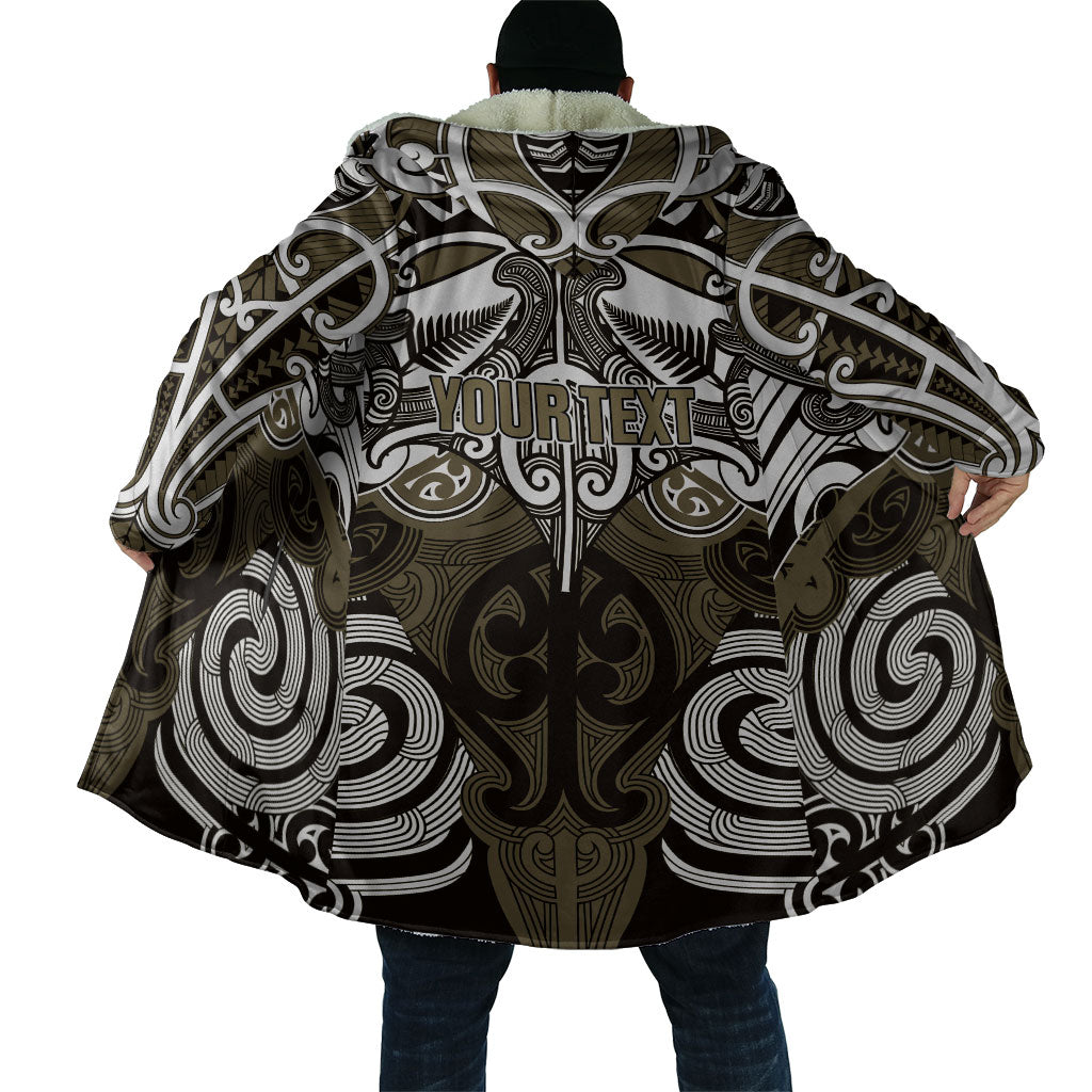 Personalised Maori Waikato Tainui Cloak Silver Fern Kowhaiwhai Art LT01 - Polynesian Pride